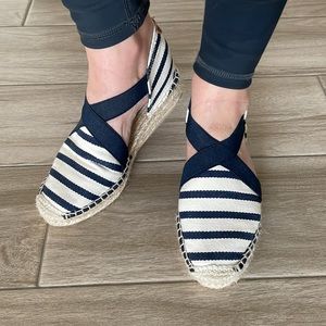 Toni Pons espadrilles - navy and white stripe